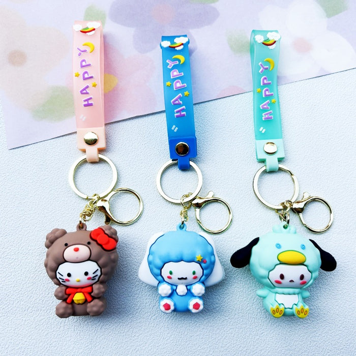 Wholesale PVC Cartoon Doll Keychain JDC-KC-WuYi216