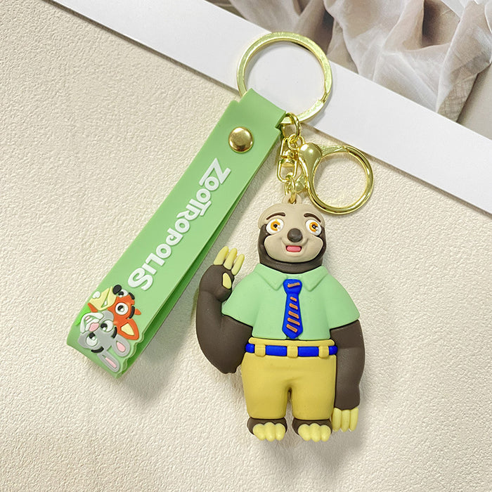 Wholesale Cartoon Keychain  Rabbit Fox Sloth Keychain