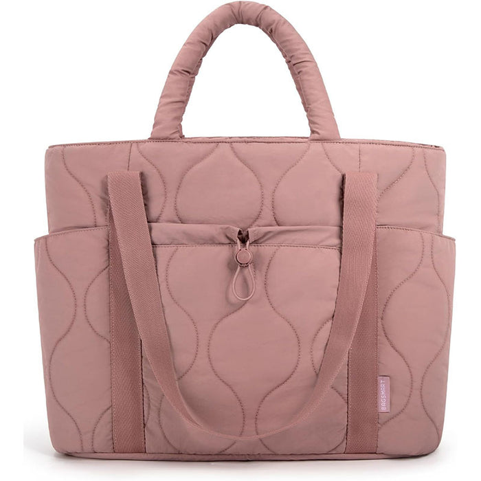 Wholesale Down Tote Quilted Travel Handbag Large Capacity Waterproof Lightweight Travel Bag