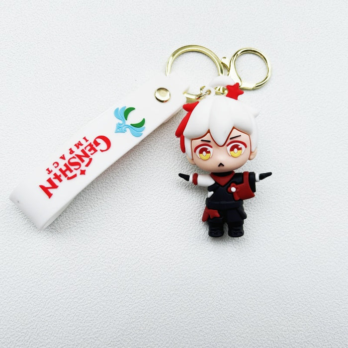 Wholesale Cartoon Doll Silicone Keychains (F) JDC-KC-Chucheng006