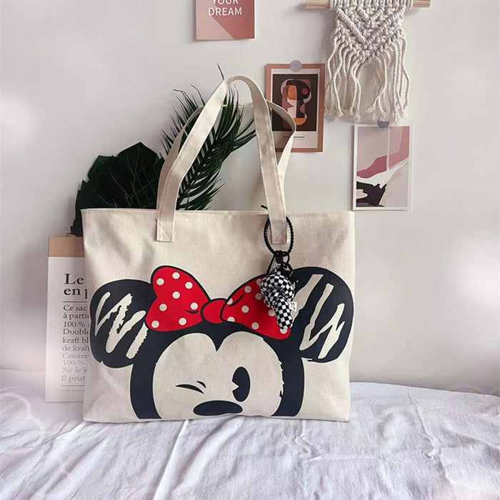 Wholesale Canvas College Harajuku Style Mickey Shoulder Bag JDC-SD-JingS002