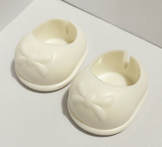 Wholesale Standing 20cm cotton doll plump body change shoes plush toy doll accessories