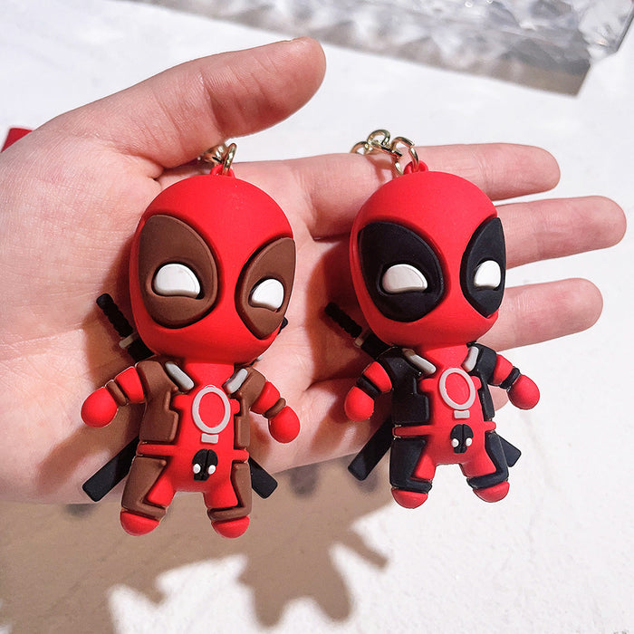 Wholesale Silicone Cartoon Jersey Keychain JDC-KC-Qiwei027