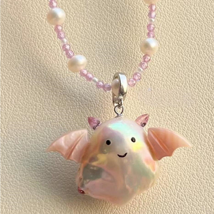 Wholesale Marine Series Pendant Cute Crab Jellyfish Goldfish Pendant Necklace Plated with 18K Gold