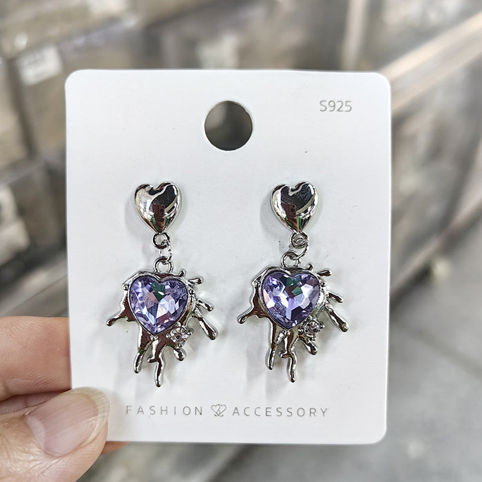 Wholesale elegant bow earrings light luxury niche design versatile creative earrings jewelry