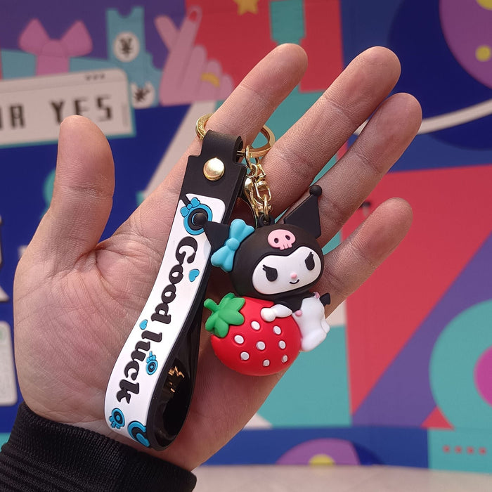 Wholesale Cartoon Strawberry Keychain JDC-KC-KuangK012
