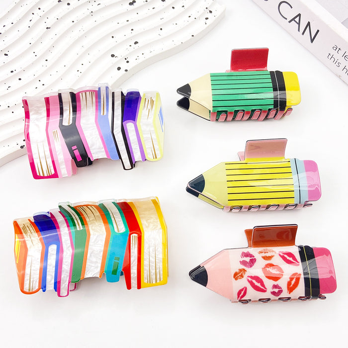 Wholesale Large Color-Blocked Book Clip