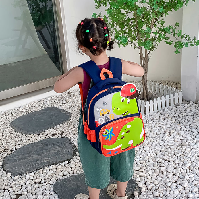 Wholesale Oxford Cloth Ultra-light Large Capacity Cartoon Children's School Bag JDC-BP-YuanDuo092