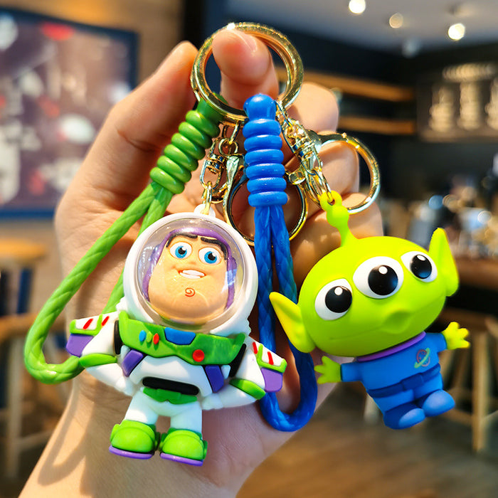 Wholesale Cartoon Silicone Doll Keychain JDC-KC-Tingm278