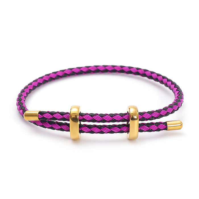 Wholesale 8-Shaped Buckle Wire Rope Bracelet