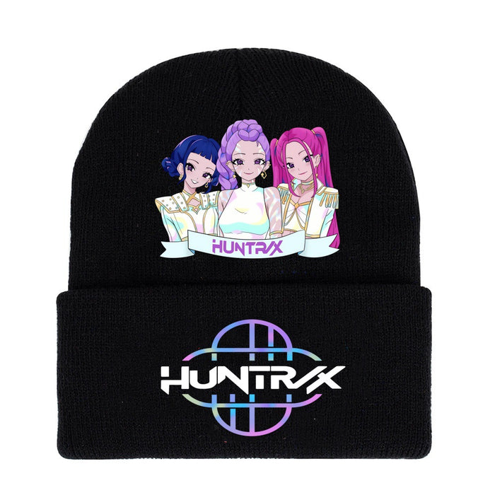 Wholesale Kpop Cartoon Knit Hat Solid Color Wool Hat