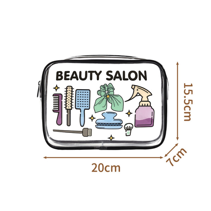 Wholesale PVC Cartoon Print Makeup Bag Daily Travel Accessory