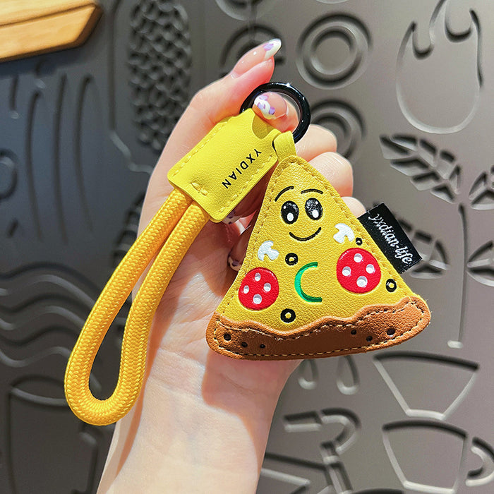 Wholesale Creative Cartoon Leather Food Keychain Pendant Exquisite Bag Accessories