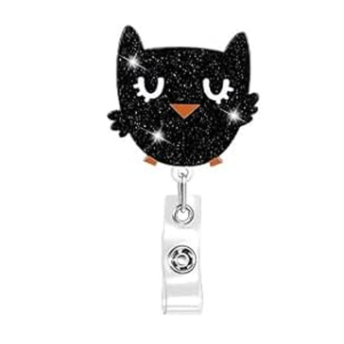 Wholesale Halloween Acrylic Retractable Clip Easy Pull Keychain JDC-KC-QiDing003