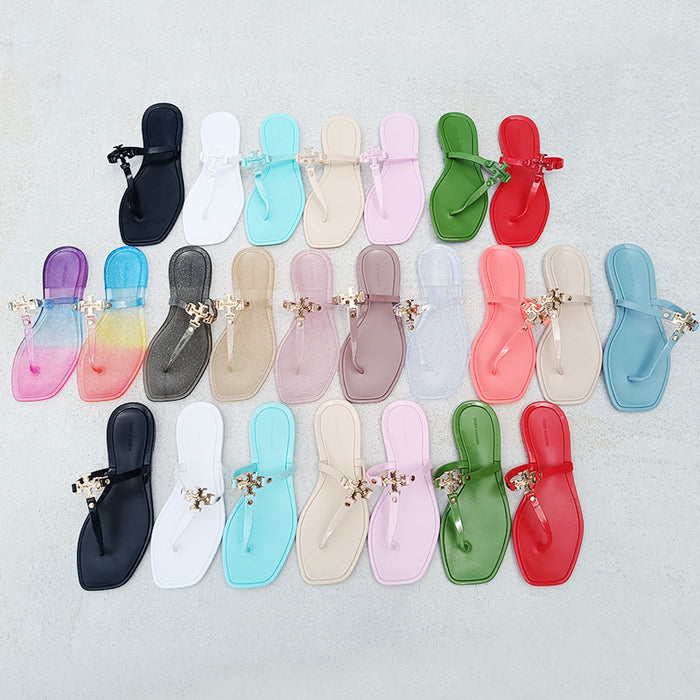 Wholesale Leather Flip-flops for Women JDC-SP-BoH007