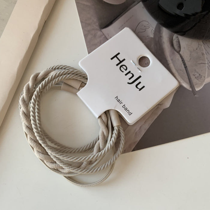 Wholesale Small rubber band, high-end feel, versatile, high elasticity headband, high ponytail tied tightly with headband