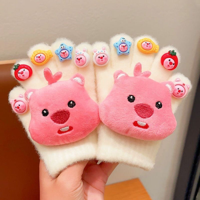 Wholesale Children' s winter  warm and cute gloves