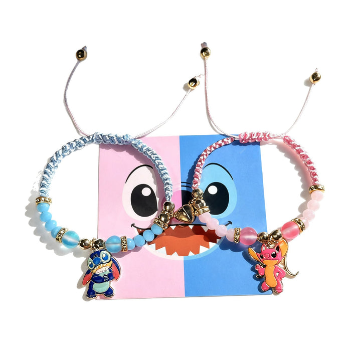 Wholesale Cute blue cartoon Miyuki bracelet