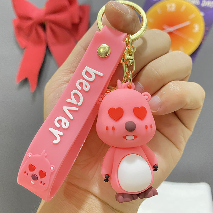 Wholesale PVC cartoon doll Keychain JDC-KC-WuYi097