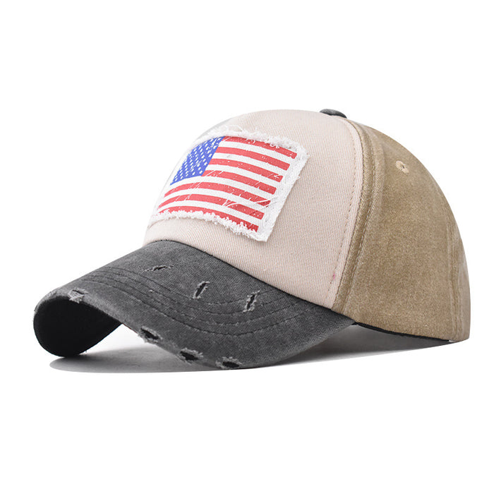 Wholesale Cotton American Flag Independence Day Baseball Cap JDC-FH-ErXu008