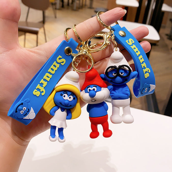 Wholesale Cartoon Silicone Doll Keychain JDC-KC-MingT187