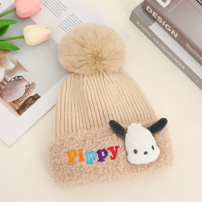 Wholesale Autumn and Winter Cartoon Children's Knitted Hat JDC-FH-HongHong009