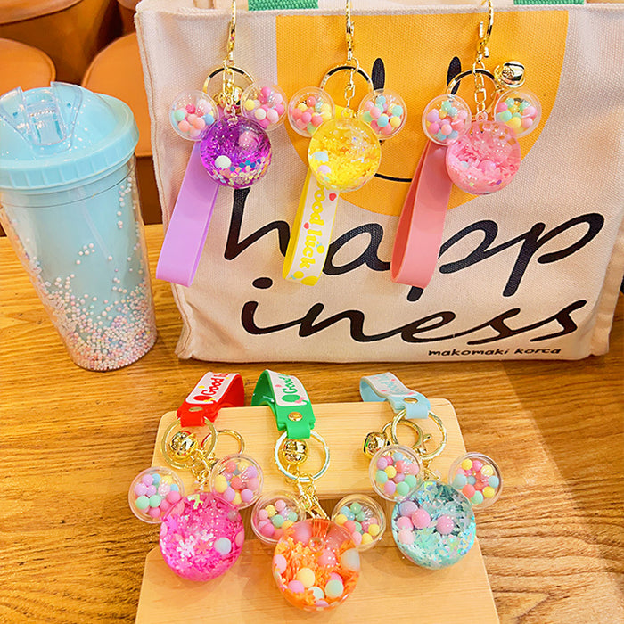 Wholesale Cartoon Quicksand Bottle Keychain JDC-KC-YDao093