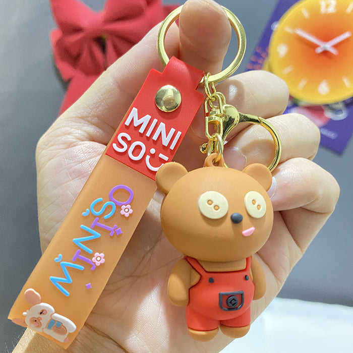 Wholesale PVC Cartoon Doll Keychain JDC-KC-WuYi131