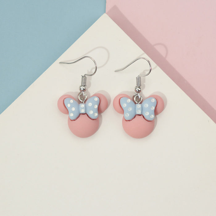 Wholesale Cartoon Resin Earrings JDC-ES-niqing030