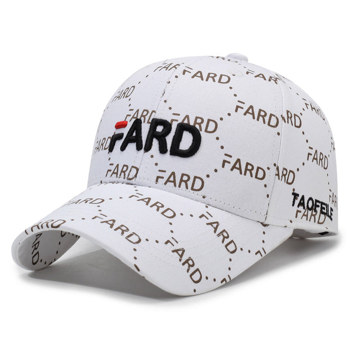 Wholesale Baseball cap, embroidered duck tongue cap, fashionable and casual versatile hat, outdoor sports sun shading and sun protection hat