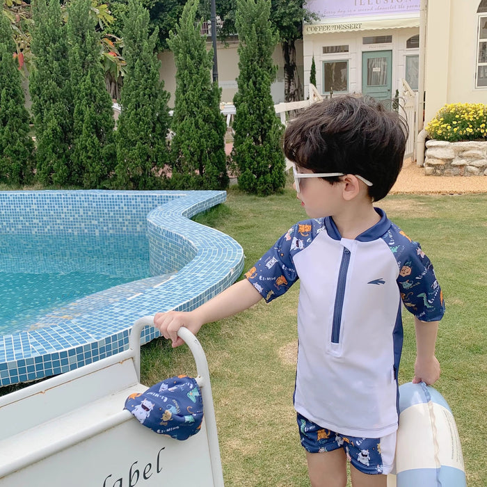 Wholesale Children's swimsuit, boys' split swimsuit, hot spring new swimsuit equipment, baby quick drying swimsuit