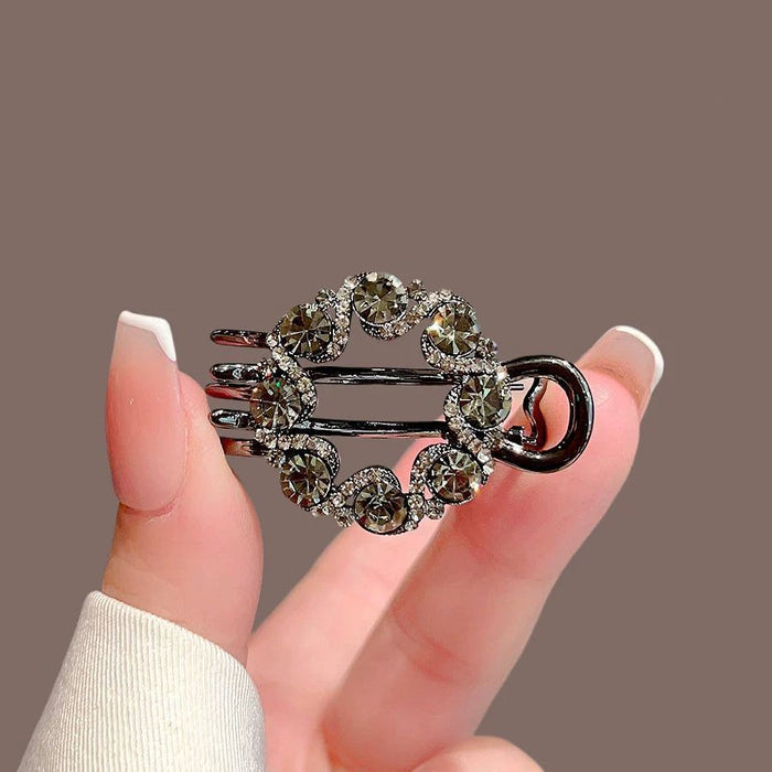 Wholesale Round Hollow Hairpin Bangs Clip Headwear Hairpin Broken Hair Clip