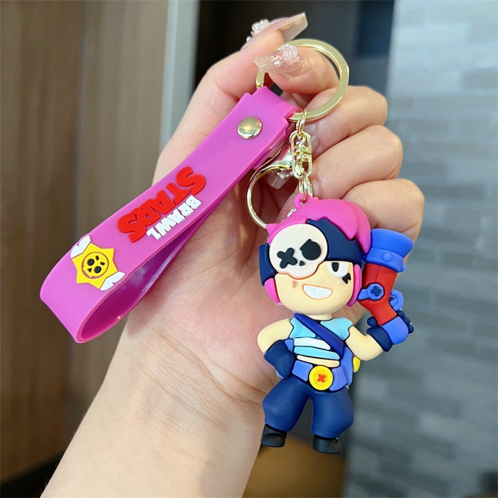 Wholesale Cartoon Game PVC Keychain JDC-KC-JinB031