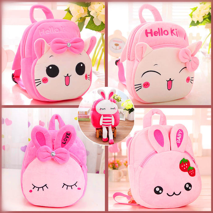 Wholesale Baby Schoolbag 1-6 Years Old Kindergarten Cute Girls Boys Cartoon Shoulder Backpack