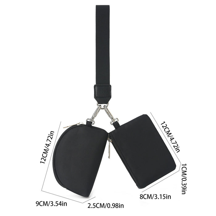 Wholesale Same style wrist bag, portable Lulu card bag, bank card mini change storage bag