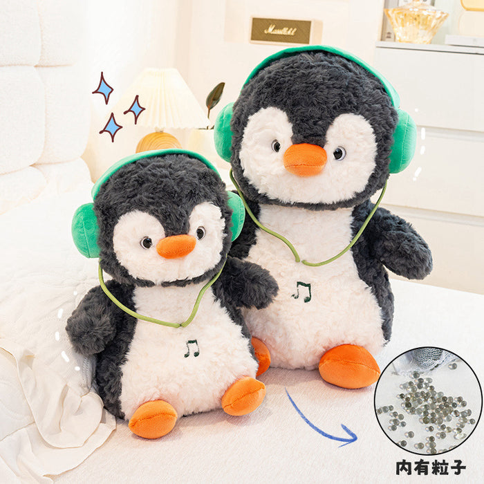 Wholesale Cartoon Dynamic Music Penguin Doll Stuffed Toy Fun Little Penguin Doll