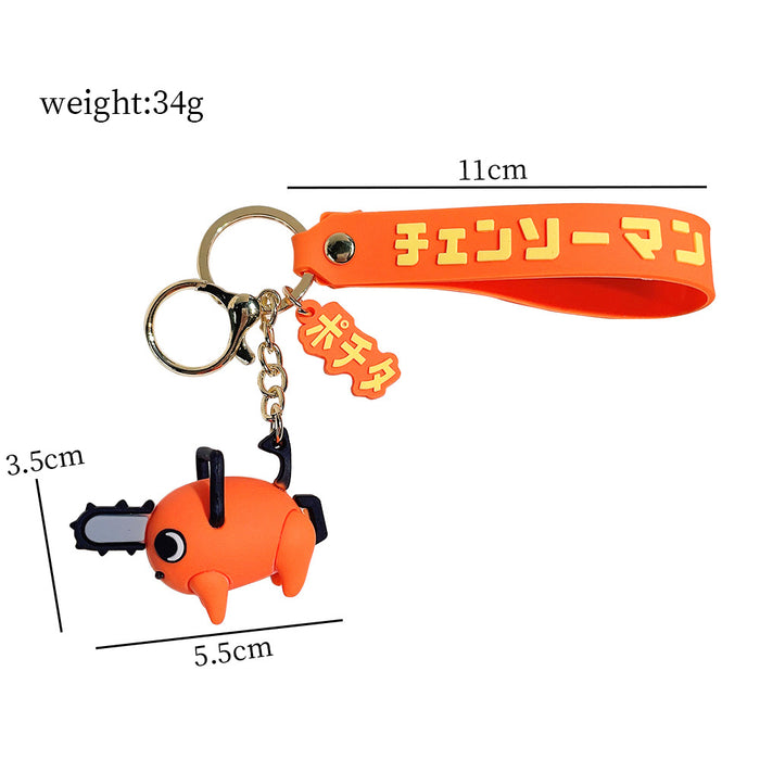 Wholesale Cartoon Silicone Doll Keychain JDC-KC-QiChao038