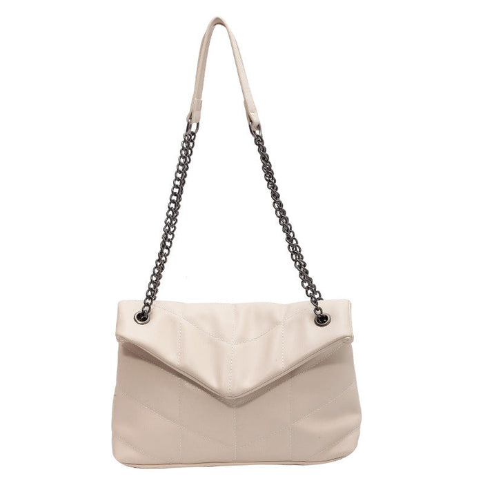 Wholesale Shoulder Bags PU Leather Armpit Rhombus Chain Temperament (F) JDC-SD-MaZ007