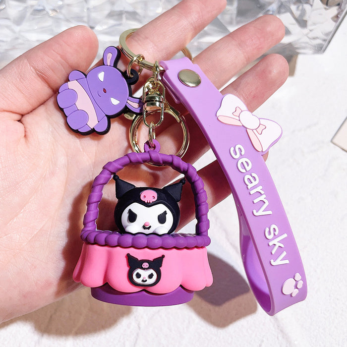 Wholesale Cartoon Silicone Doll Keychain JDC-KC-QiChao024