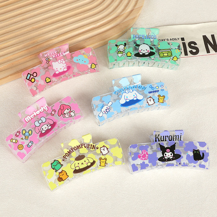 Wholesale Cartoon Print Christmas Hair Clips