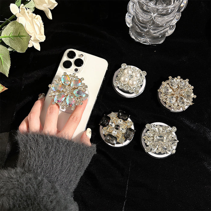 Wholesale Rhinestone Magnetic Phone Ring Holder Retractable Stand