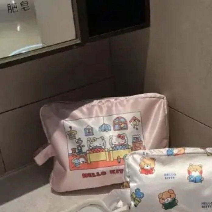 Wholesale Large-Capacity Cartoon Cat Cosmetic Storage Bag