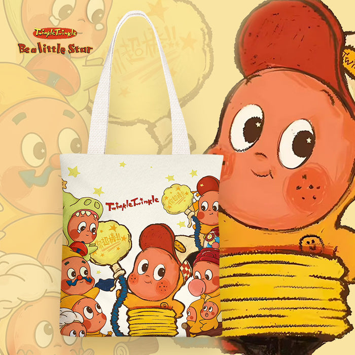 Wholesale Cartoon print canvas shoulder bags