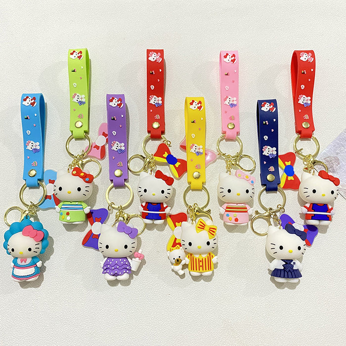 Wholesale PVC Cartoon Doll Keychain JDC-KC-WuYi149