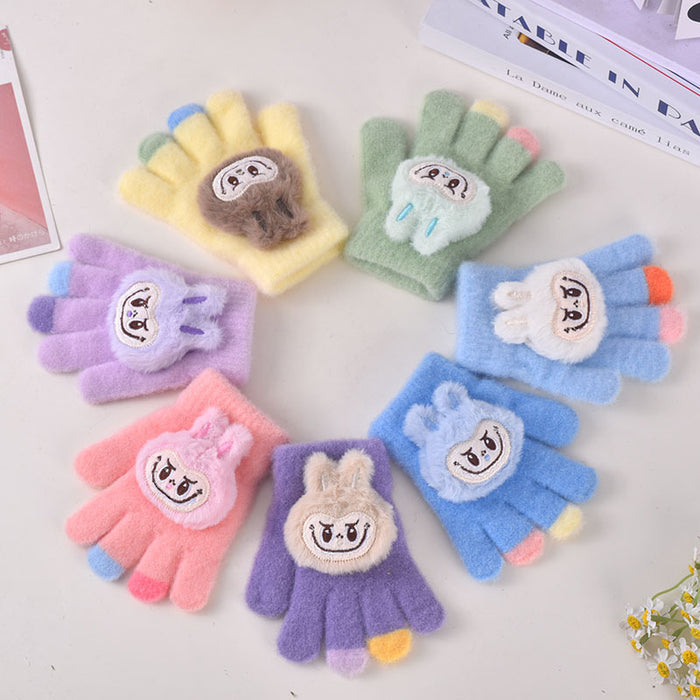Wholesale Cartoon plush children' s gloves