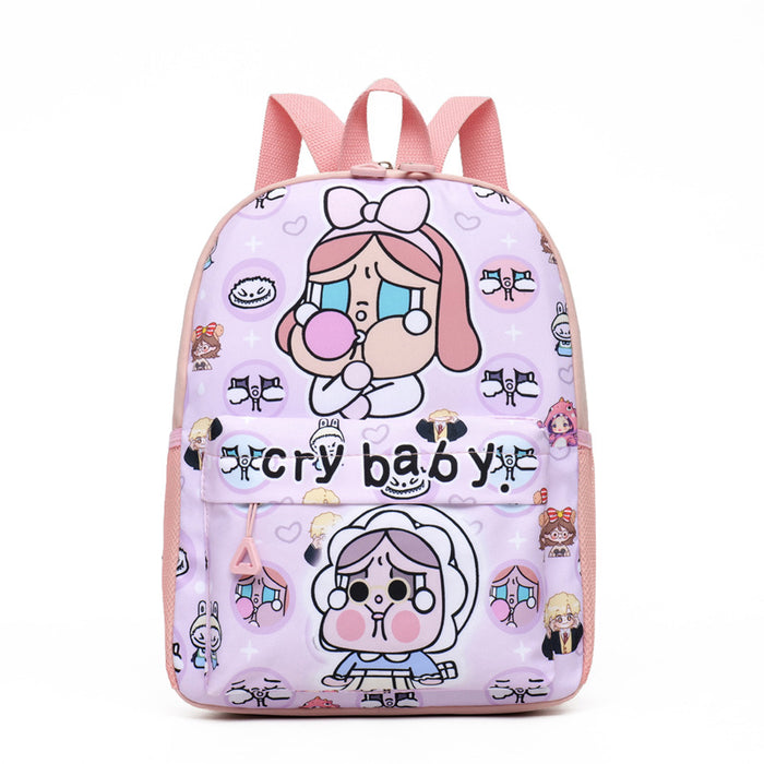 Wholesale Backpack Children' s Cry Baby Ultra Light Large Capacity Backpack Kindergarten Cute Schoolbag