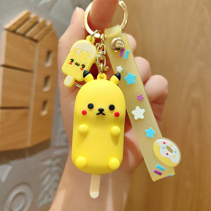 Wholesale PVC Cartoon Popsicle Keychain JDC-KC-Aile013