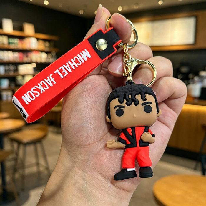 Wholesale Silicone Keychain Fashion Accessory Music Lover Gift