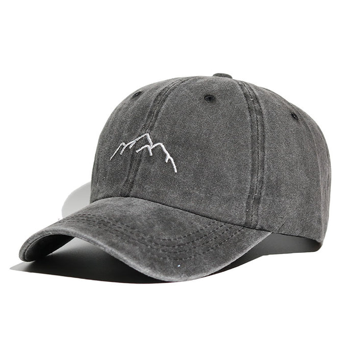 Wholesale Embroidery Washed Distressed Cotton Baseball Cap JDC-FH-Chunq009