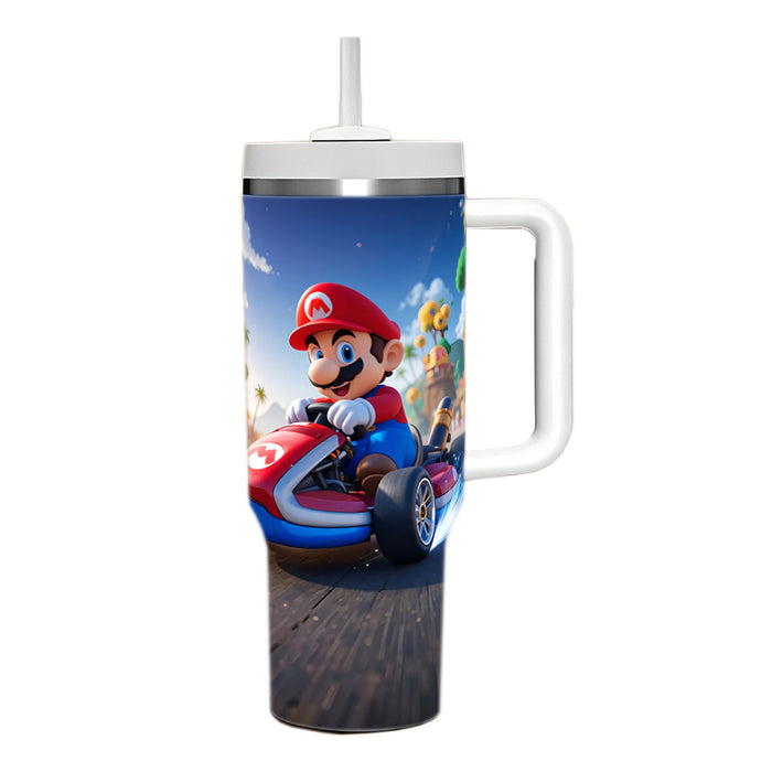 Wholesale 40oz Car Cup  Cartoon Stainless Steel  ice bullies cup Tumbler Thermos Cup